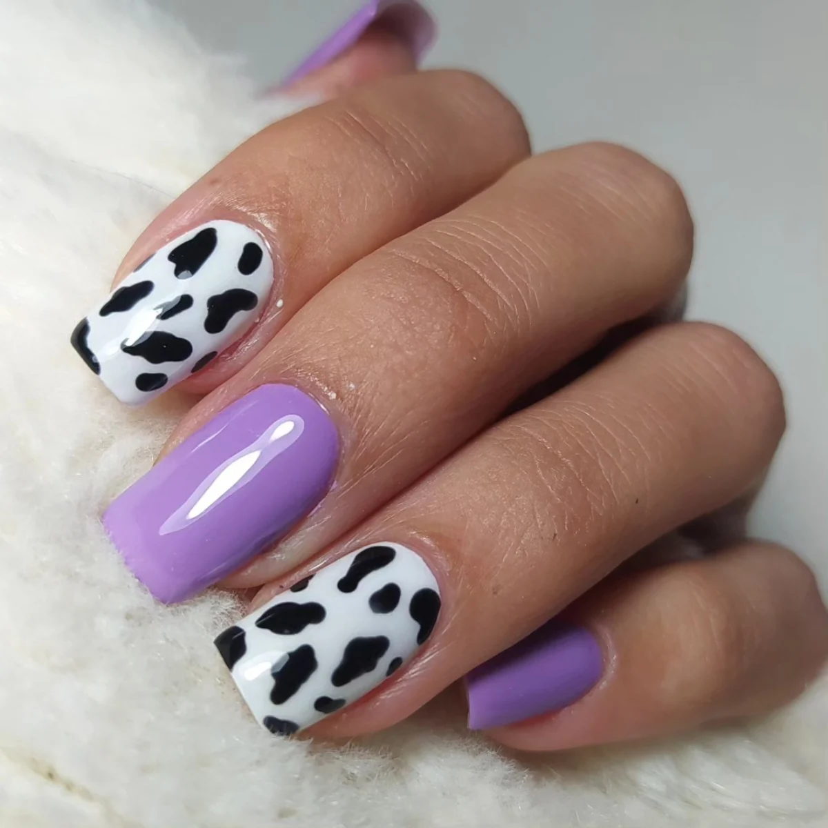 Lila con animal print