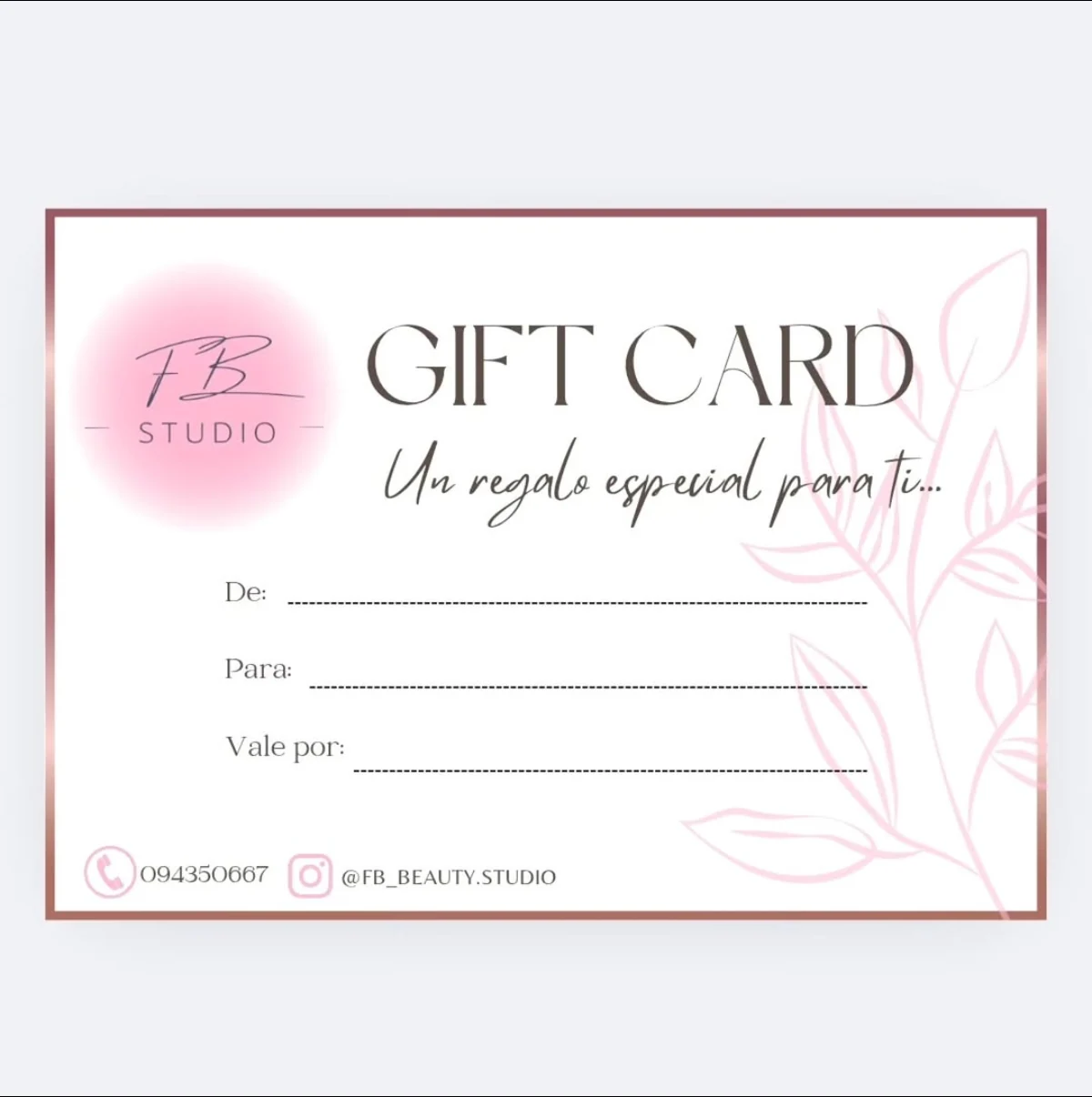 Una Gift Card para regalar